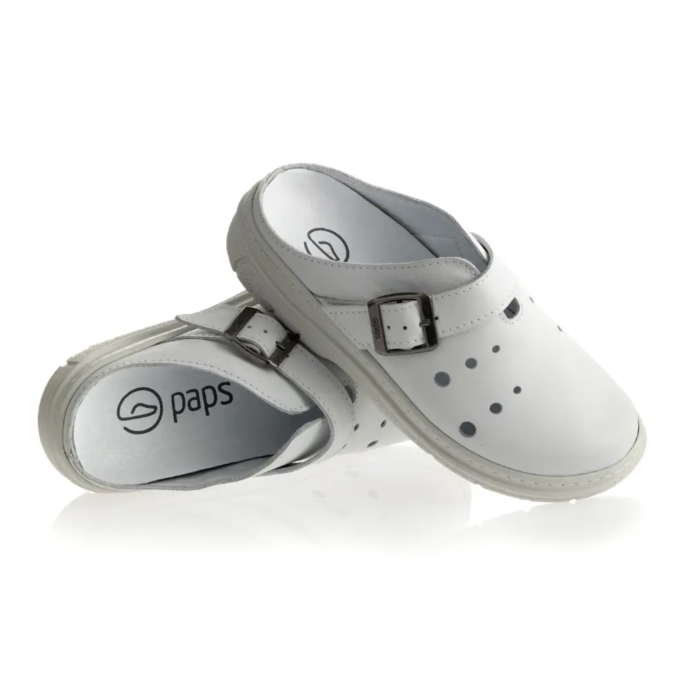 ME-1051-003 obuwie medyczne damskie meskie pelne paps biale 12