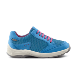 Buty na stopę cukrzycową damskie sportowe LucRo NINA siateczka niebieskie