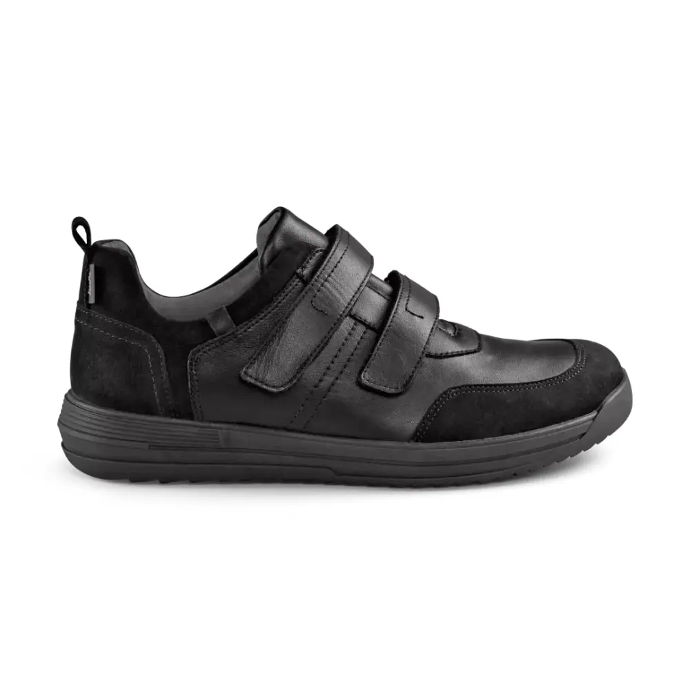 Buty dla diabetyków męskie LucRo JANNES czarne skórzane