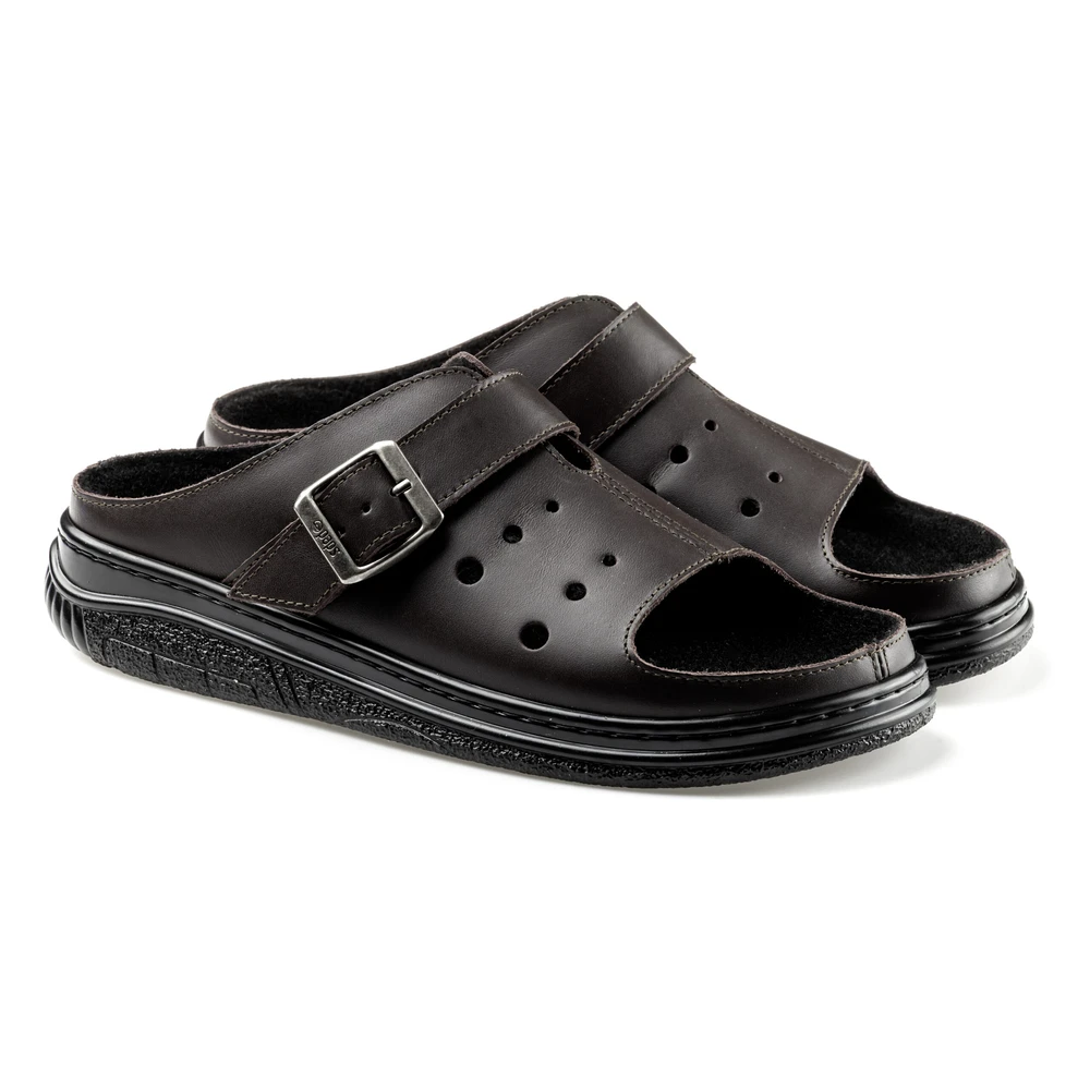 Klapki Paps classic ME 1052-302 brązowe