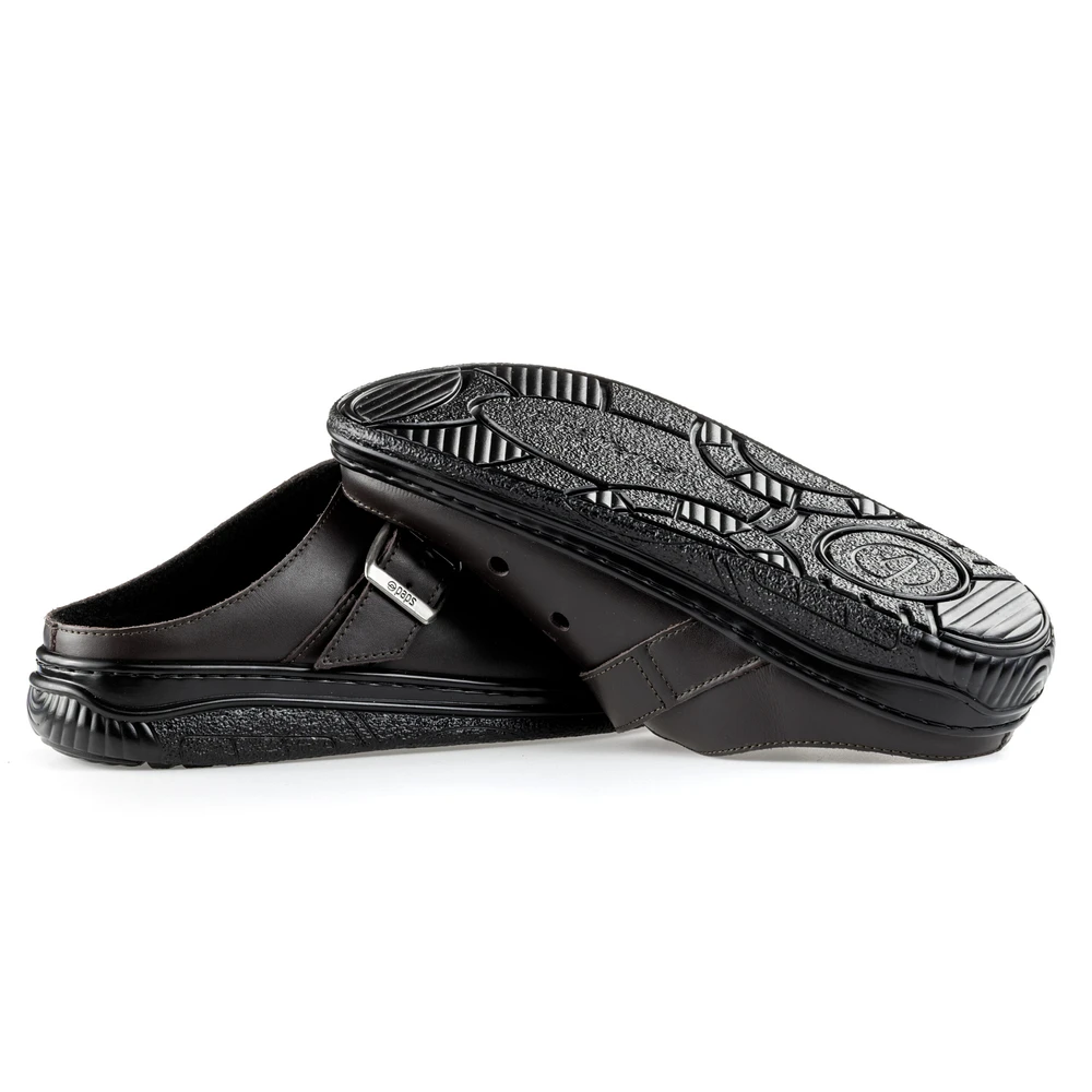 Klapki Paps classic ME 1052-302 brązowe