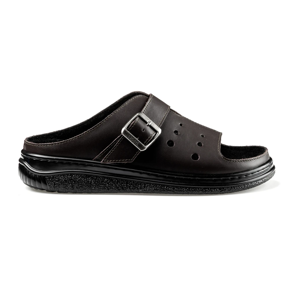 Klapki Paps classic ME 1052-302 brązowe