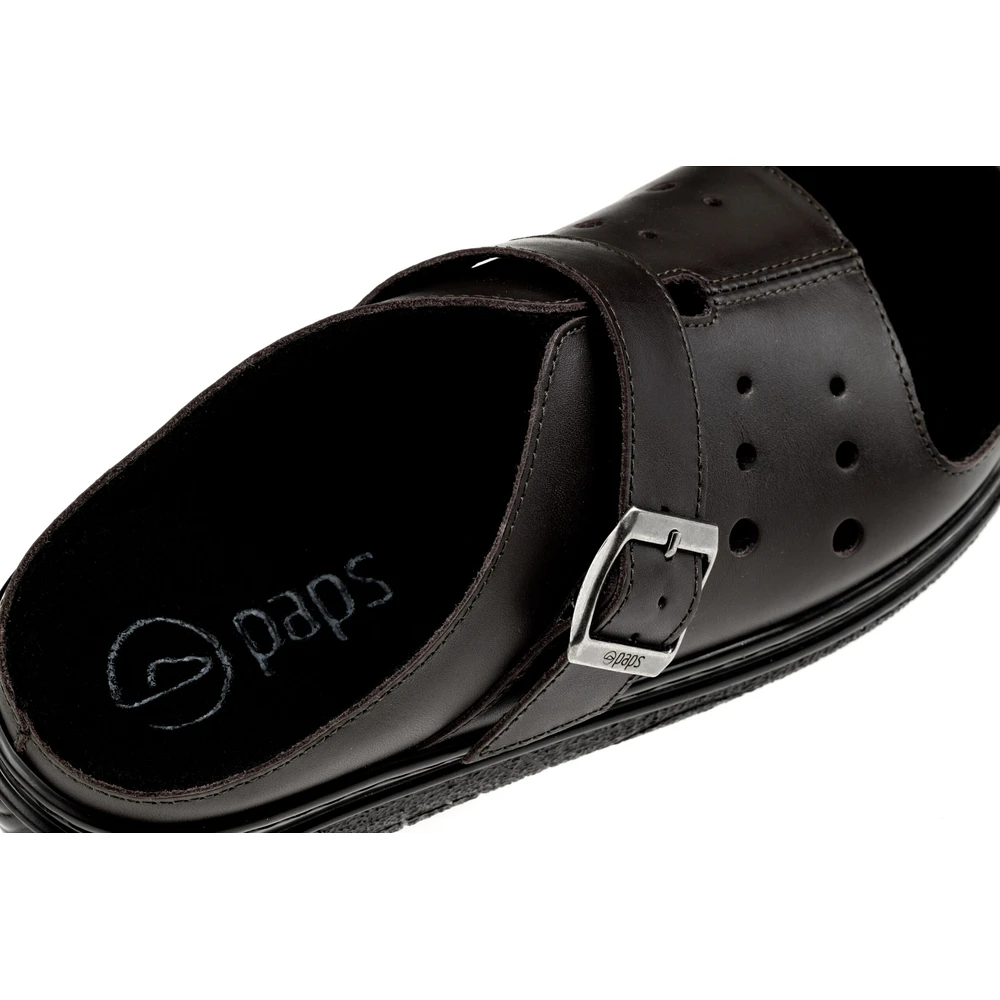 Klapki Paps classic ME 1052-302 brązowe