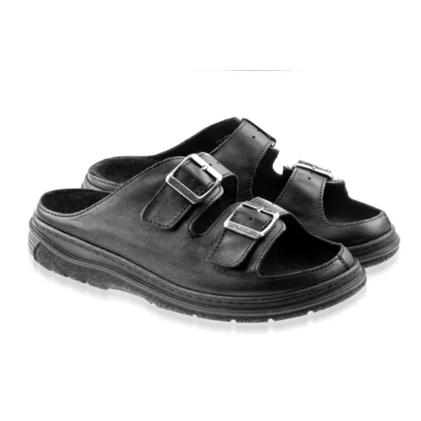 Klapki zdrowotne Paps Basic - czarny