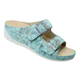 Klapki do wkładek ortopedycznych damskie Schein, turkusowe