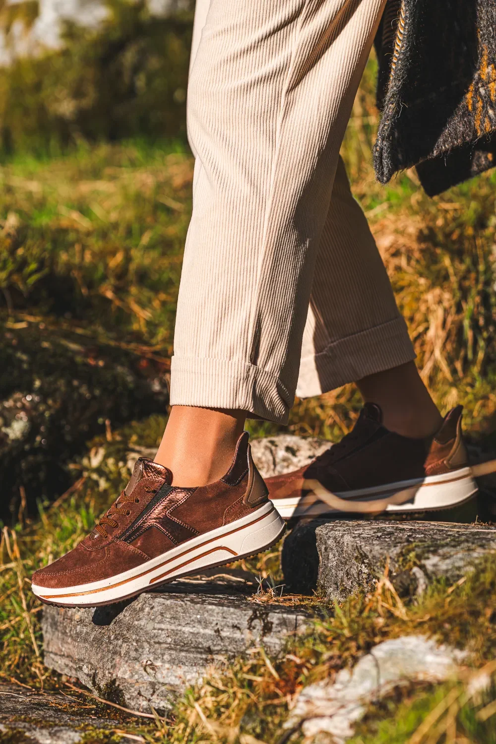 Najlepsze buty ortopedyczne na jesień - Ara Sapporo brązowe