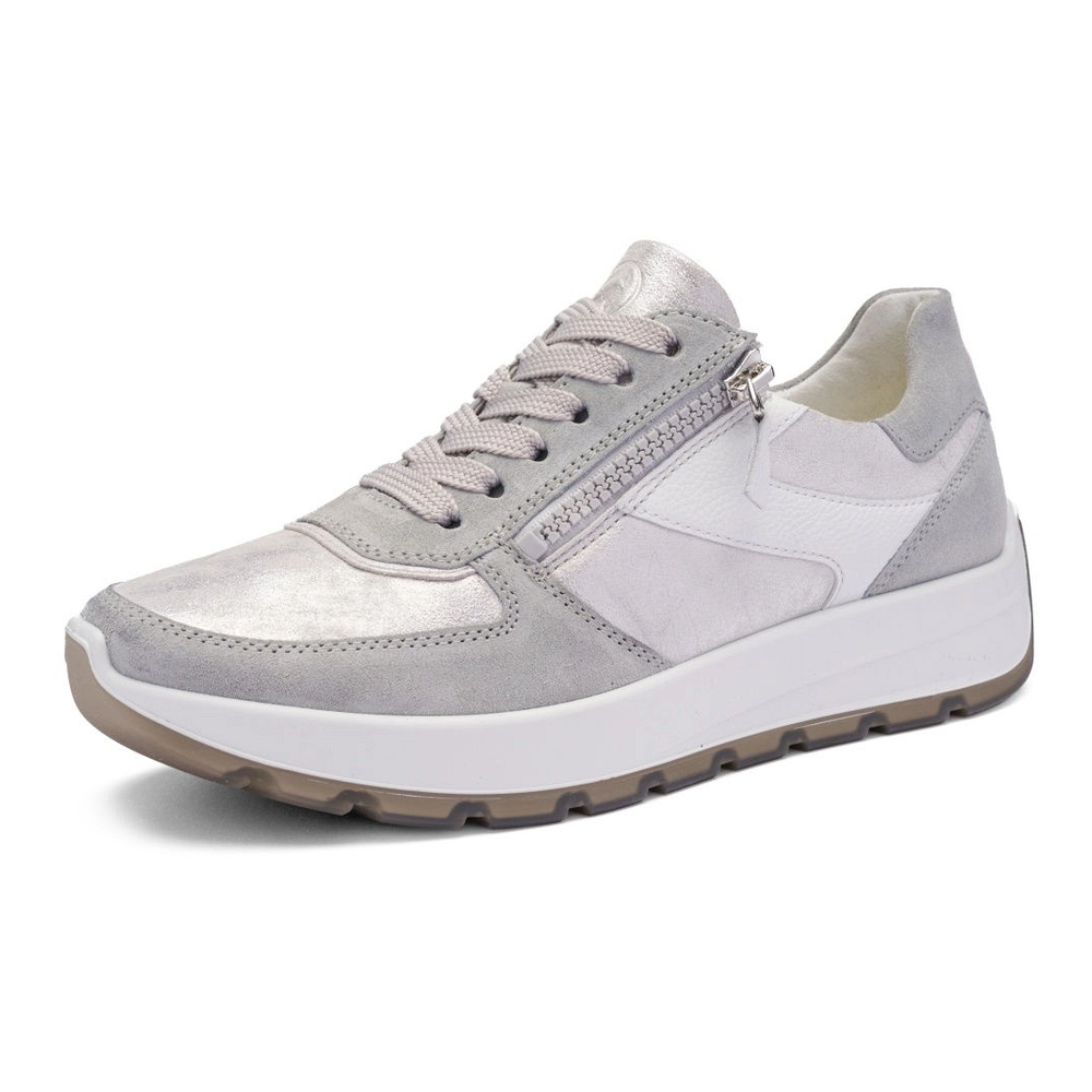 Buty ortopedyczne na płaskostopie Ara New York 12-25112-20 w kolorze szarym