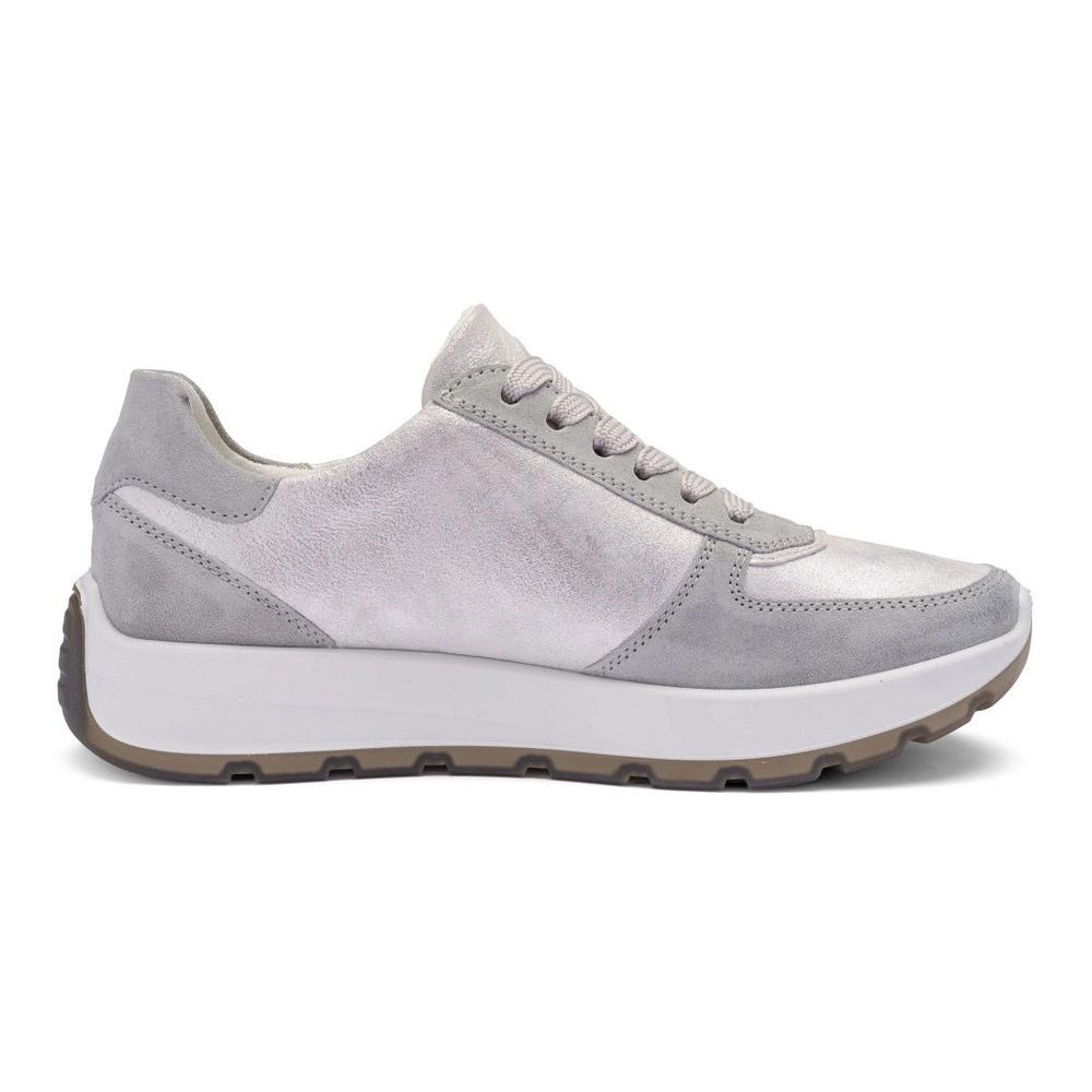 Buty ortopedyczne na płaskostopie Ara New York 12-25112-20 w kolorze szarym