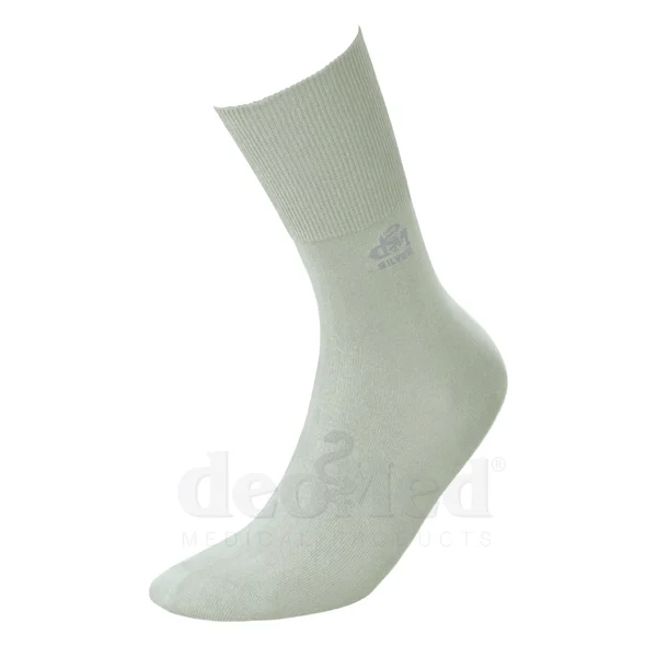 Skarpety z jonami srebra DeoMed Cotton Silver zielone