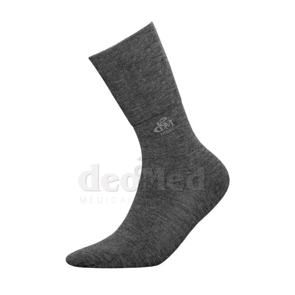 Skarpety z wełny merino DeoMed Wool ciemnoszare