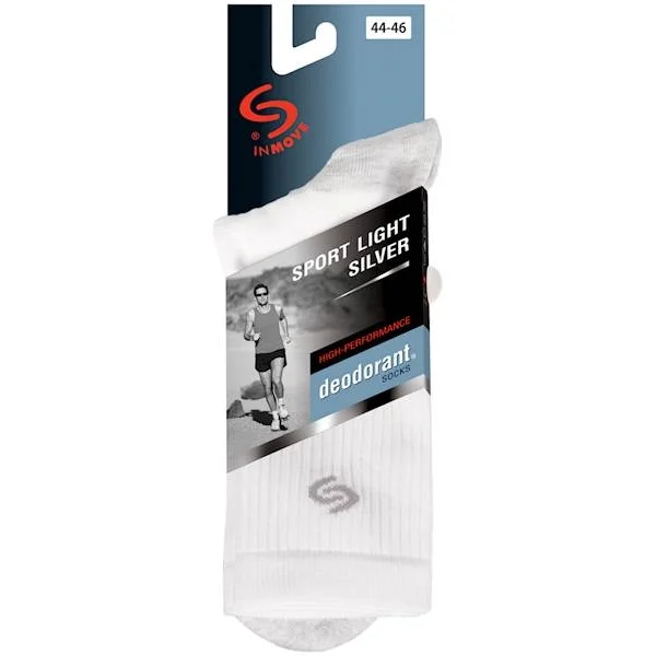 Cienkie skarpety sportowe INMOVE Sport Light Silver Deodorant