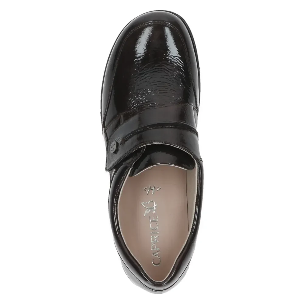 Eleganckie buty damskie na szerszą stopę lakierowane CAPRICE 9-24753-45-546