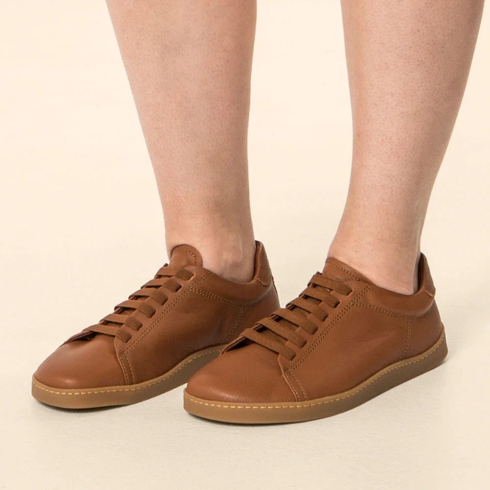 Skórzane buty barefoot El Naturalista Origen brązowe