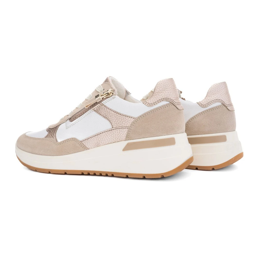 Wygodne sneakersy damskie z wyjmowaną wkładką Ara Garda 12-57702-25 beżowy