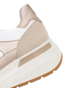 Wygodne sneakersy damskie z wyjmowaną wkładką Ara Garda 12-57702-25 beżowy
